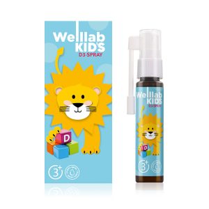 Спрей с витамином D3 WELLLAB KIDS VITAMIN D3, 25 мл
